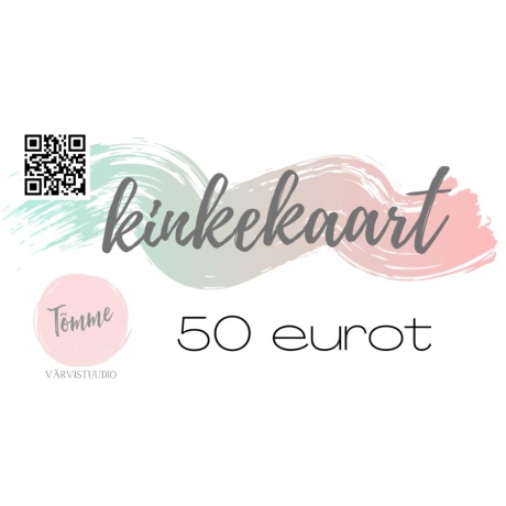 Kinkekaart 50-eurot