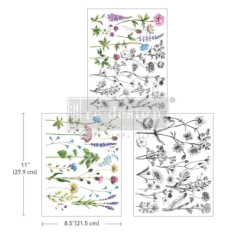 Redesign with Prima siirdepilt Tiny flowers